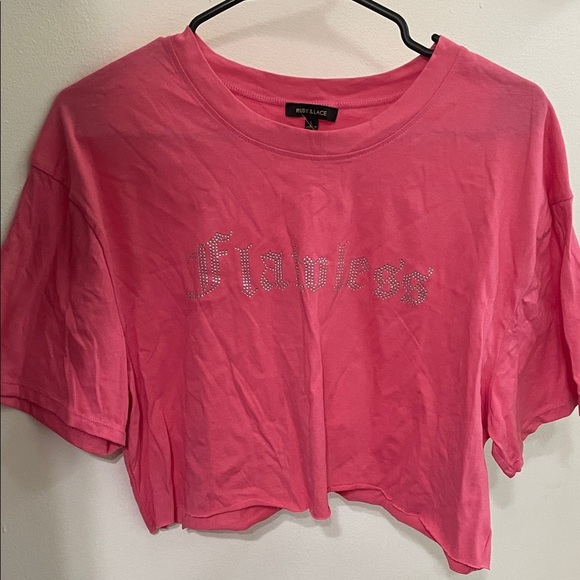 Tops - Flawless Pink Crop Top